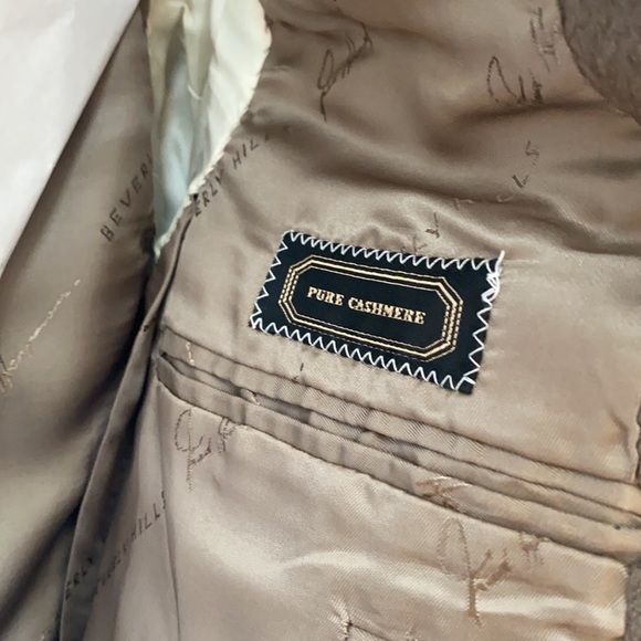 MENS FRED HAYMAN BEVERLY HILLS 100% PURE CASHMERE JACKET MADE IN ITALY🇮🇹🧥 - Picture 4 of 5